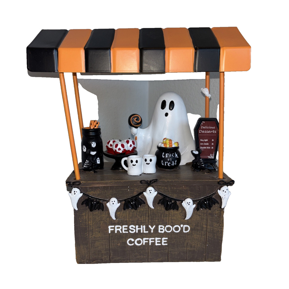 Freshly Boo’d Coffee Cart Halloween Ghost Boo's Cafe Viral Treats Summerween NEW